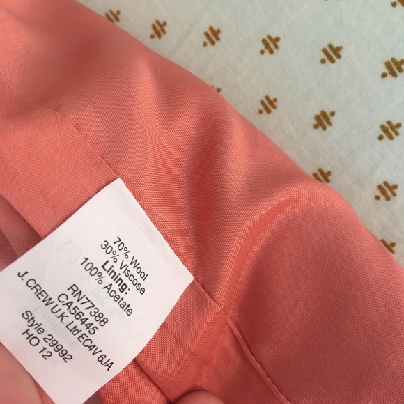 J. Crew • Coral Wool Mini Skirt - Picture 9 of 11